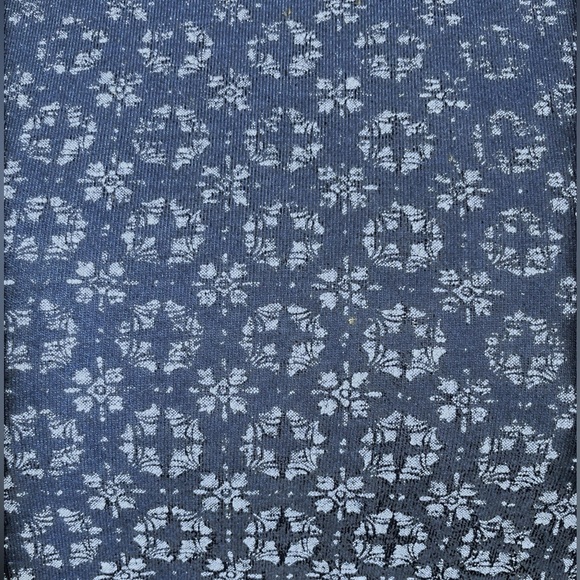 Navy Blue Geometric Patterned Women's Top by Roxy beach wear with Open Back M - Picture 6 of 7